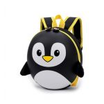 Petit sac à dos pingouin 3D à coque rigide - Noir - Sac à dos scolaire Sac à dos