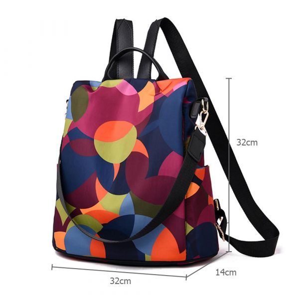Mehrzweck-Rucksack Für Frauen - Mehrfarbig - Rucksack Tasche