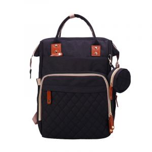 Reise-Wickeltasche für Neugeborene - Schwarz - Handgepäck-Tasche