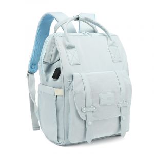 Baby-Rucksack mit USB-Ladeanschluss - Blau - Rucksack Tasche