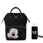Wickeltasche Baby mit Mickey-Mouse-Muster - Schwarz - Mickey Mouse Wickeltasche
