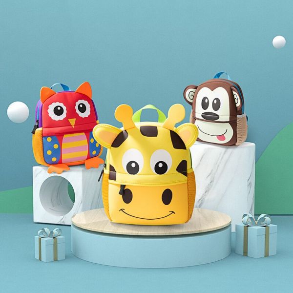 3D Tierrucksack Für Kinder - Kinderrucksack Schulrucksack