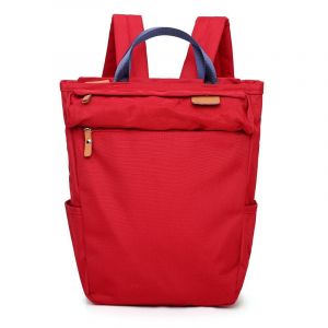 Einfarbiger Rucksack für Mütter - Rot - Rucksack Tasche