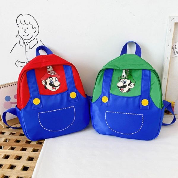 Super Mario Schulranzen Für Kinder - Handtasche Schulrucksack