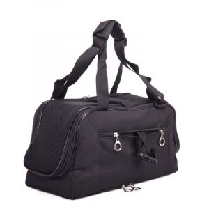 Moderne Reisetasche für Haustiere - Schwarz, M - Hundetasche