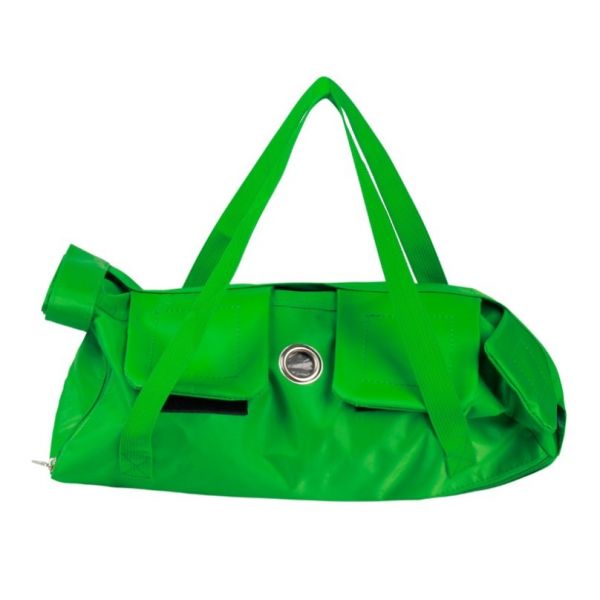 Trendige Transporttasche Für Katzen - Grün, S - Handtasche Katze