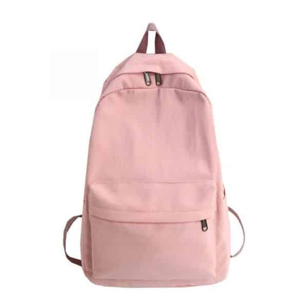 Cooler Einfarbiger Schulrucksack - Pink - Handtasche Rucksack