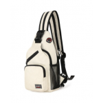 Kleiner Brustbeutel für Frauen - Weiß - Rucksack Handtasche