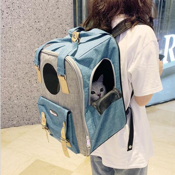 Katzentransport-Rucksack Mit Tasche