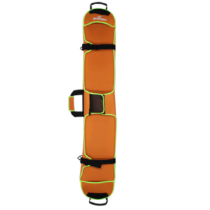 Snowboardtasche 155cm orange mit weißem Hintergrund