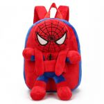 Spider-Man Rucksack mit Plüschtier hinten