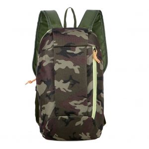 Rucksack mit Camouflage-Muster ultraleicht für Wanderungen modisches Armeegrün