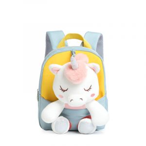 Niedlicher Rucksack mit schlafendem Einhorn für kleine Mädchen